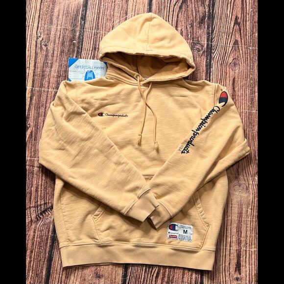 Supreme Champion Hooded Sweatshirt Peach Champion Sweatsuit